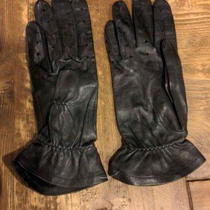 Handmade Leather Gloves Womens Small